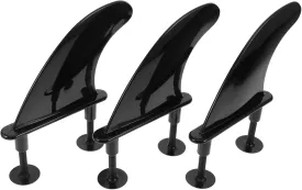 1 Set Softboard TPU Tail Fins for Paddleboard Kayak Inflatable Surfboard Fins Screw Buckle
