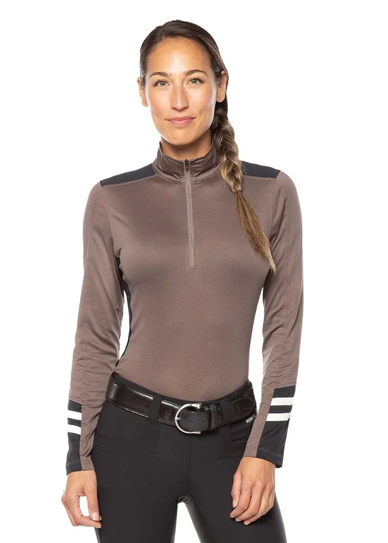 Aire Ice Fil Long Sleeve, Sable