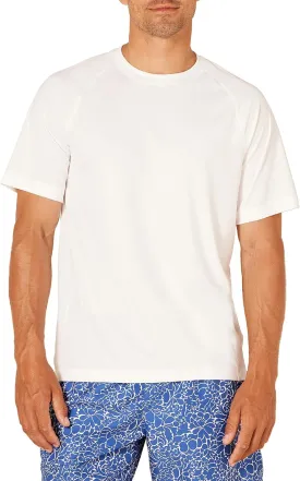 Amazon Essentials Men's Slim-Fit Short-Sleeve Quick-Dry UPF 50 Swim Tee