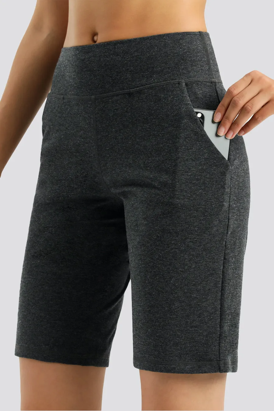Bermuda High Waistband Shorts 10"
