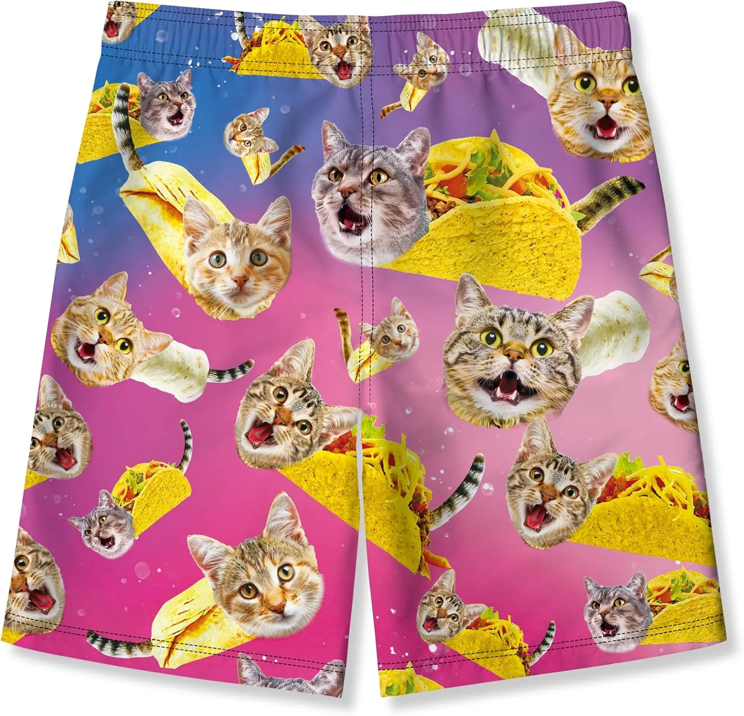 BFUSTYLE Kids Boys Swim Trunks Mesh Lining Water Resistant Beach Shorts 5-14 Years