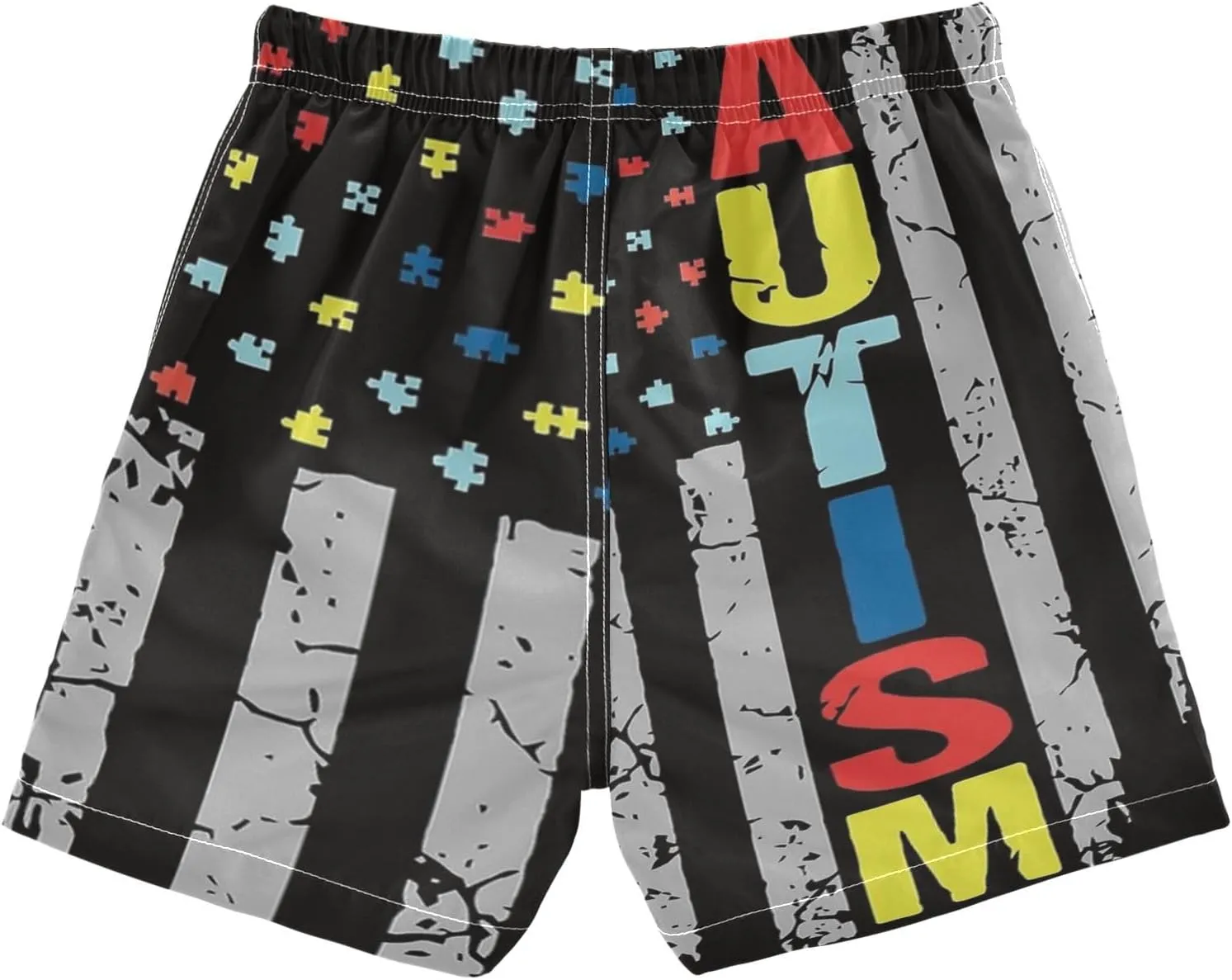 Board Shorts Boys Swim Trunks with Mesh Liner, Boys Toddler Swimsuit Swimwear, 2T