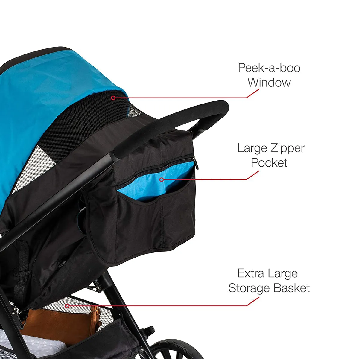 Britax B-Lively Stroller - Cool Flow Teal