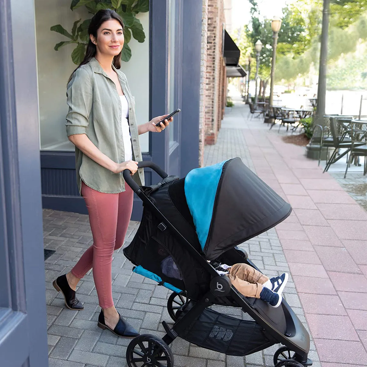 Britax B-Lively Stroller - Cool Flow Teal