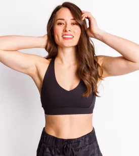 COEUR T-BACK SPORTS BRA - Black