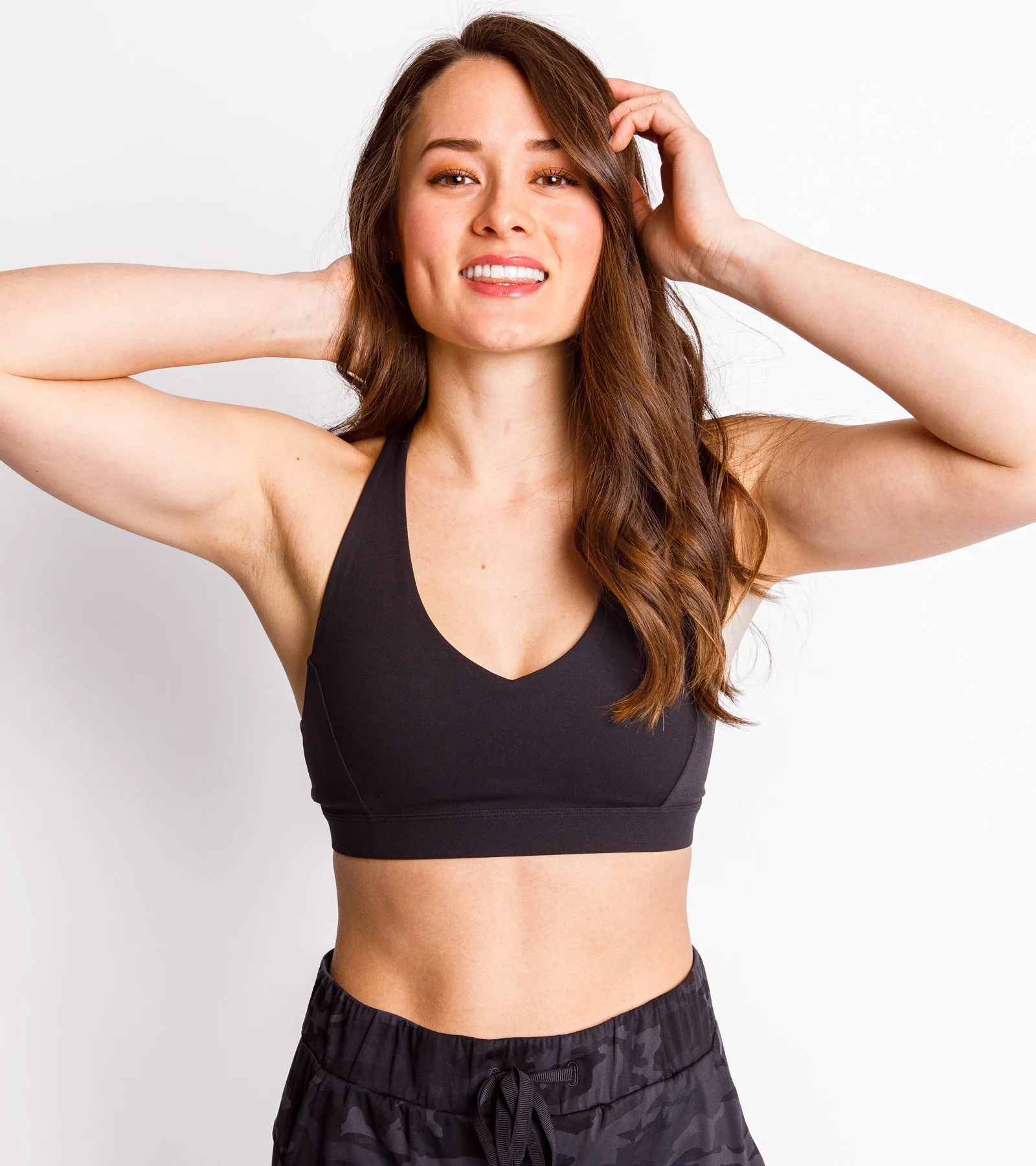 COEUR T-BACK SPORTS BRA - Black