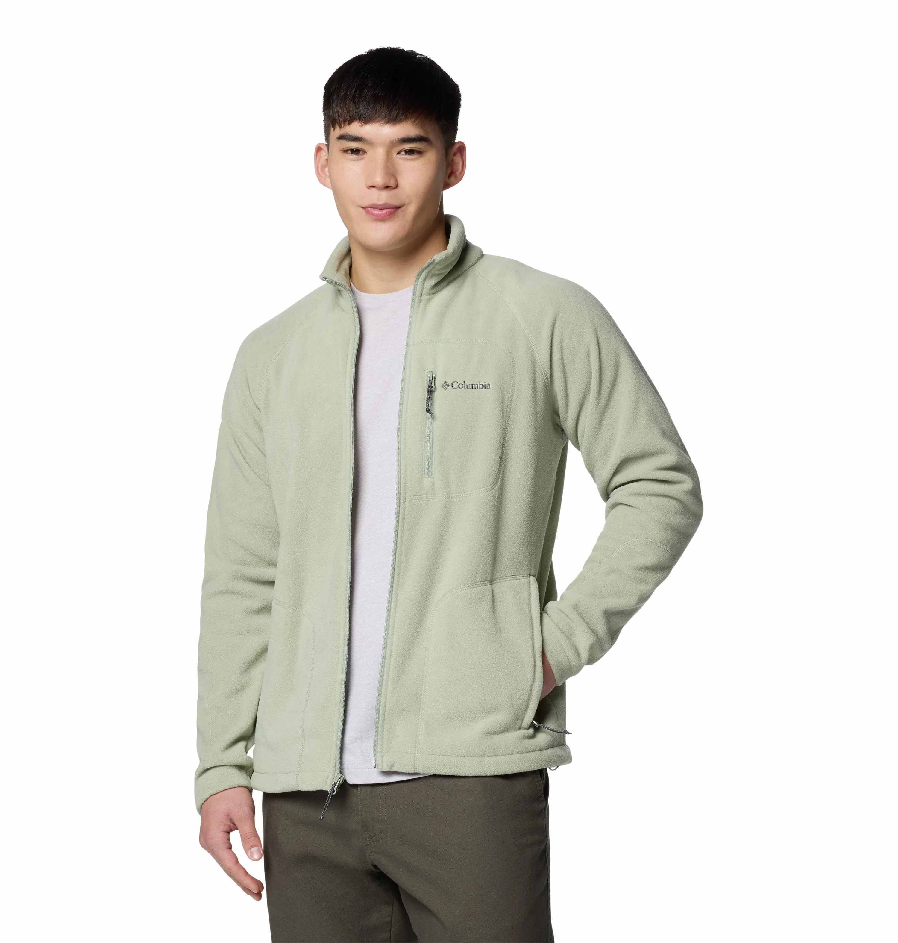 Columbia Mens Fast Trek II Full Zip Fleece | Lightweight Outdoor Fleece Jacket