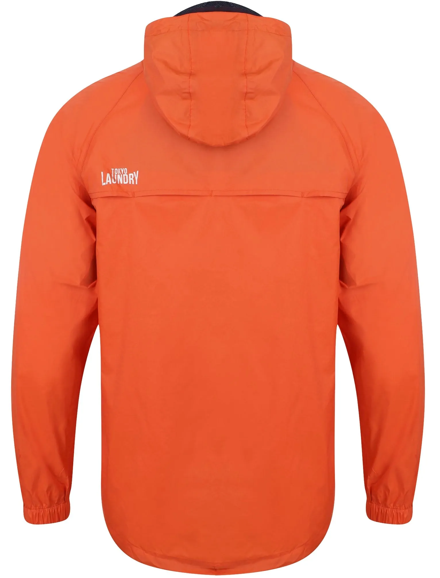 Conroy High Performance Packaway Windbreaker Jacket in Burnt Orange - Tokyo Laundry