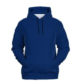 Dark Blue Hoodie | Unisex | with PLUS sizes | Medium Dark Pure Blue | C100M75Y0K60