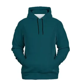 Dark Midtone Cyan Hoodie | Unisex | with PLUS sizes | C80M0Y20K80