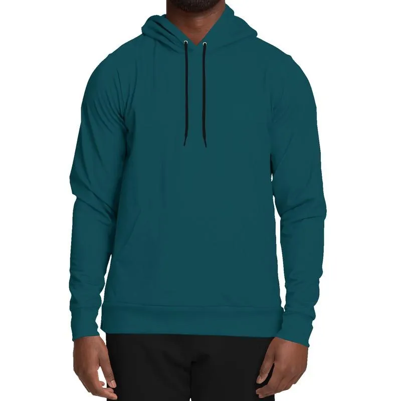 Dark Midtone Cyan Hoodie | Unisex | with PLUS sizes | C80M0Y20K80