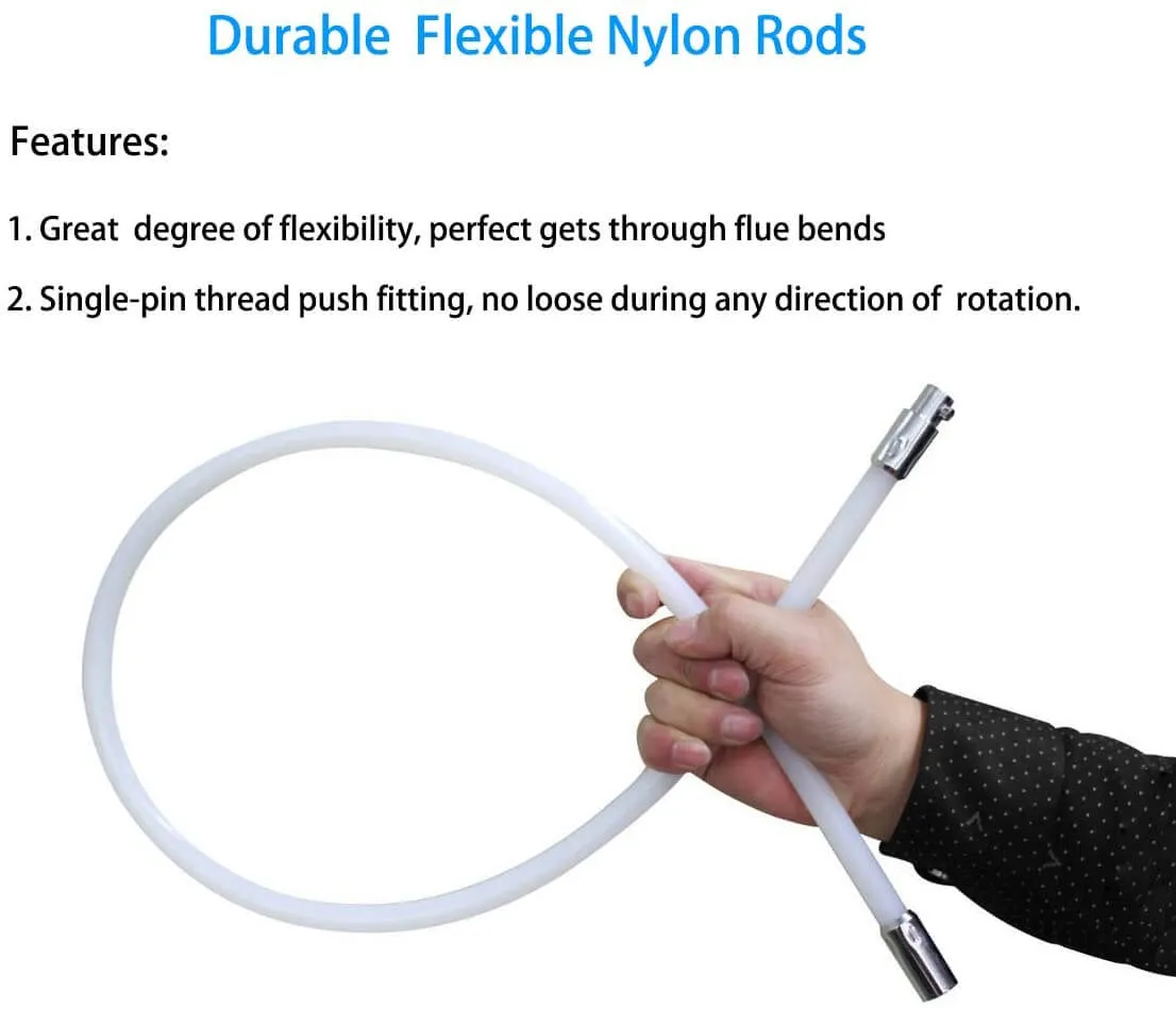 Flexible Dryer Vent & Chimney Cleaner Kit