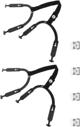 GALPADA Replacement Parts for Hockey Helmets 2 Sets Chin Strap Ear Sling for Ice Hockey Football Safety Hats