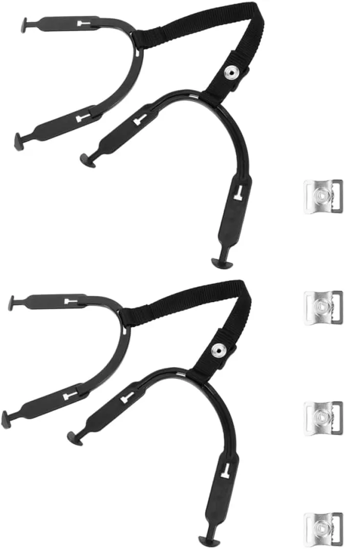 GALPADA Replacement Parts for Hockey Helmets 2 Sets Chin Strap Ear Sling for Ice Hockey Football Safety Hats