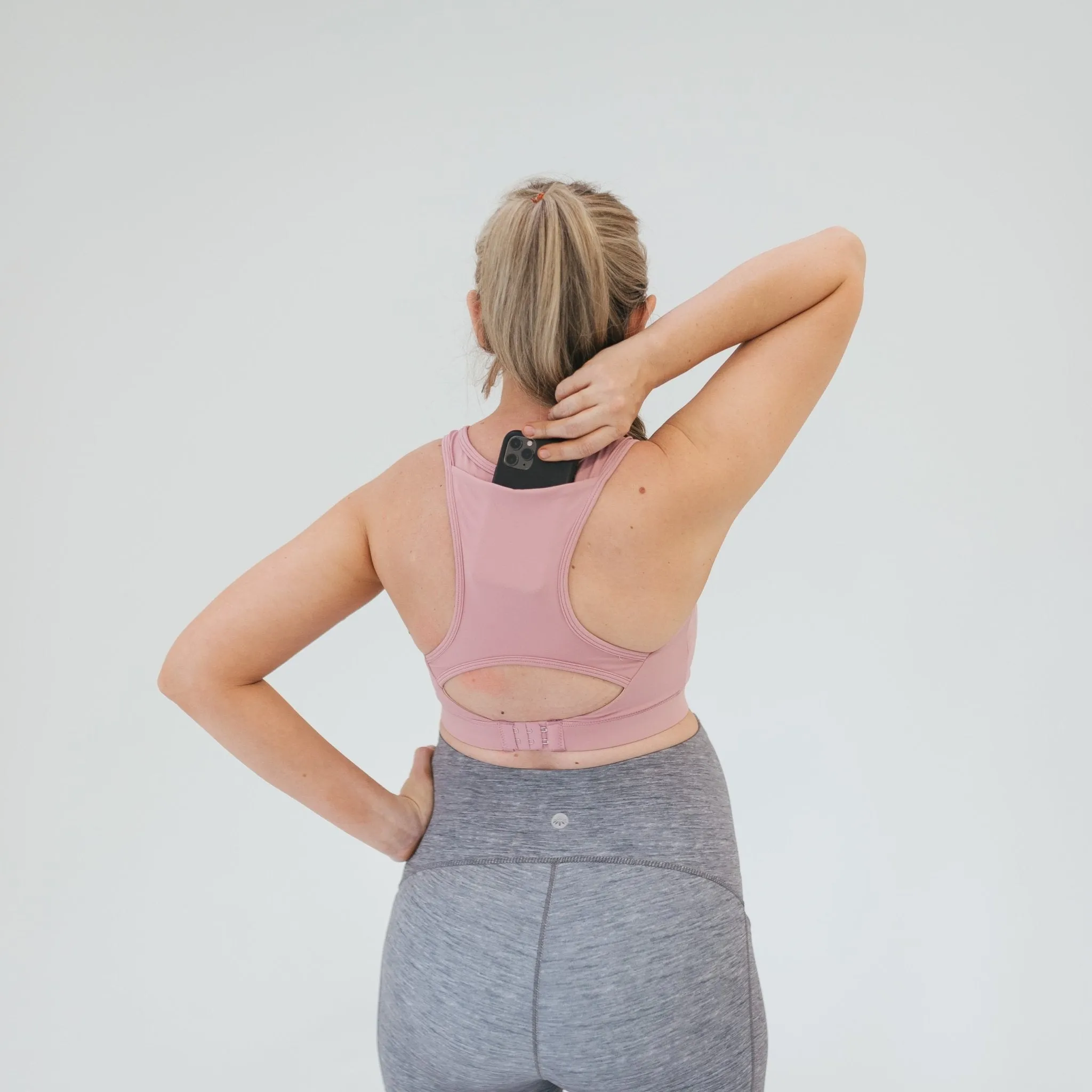 Go With The Flow Nursing Sports Bra - Blush