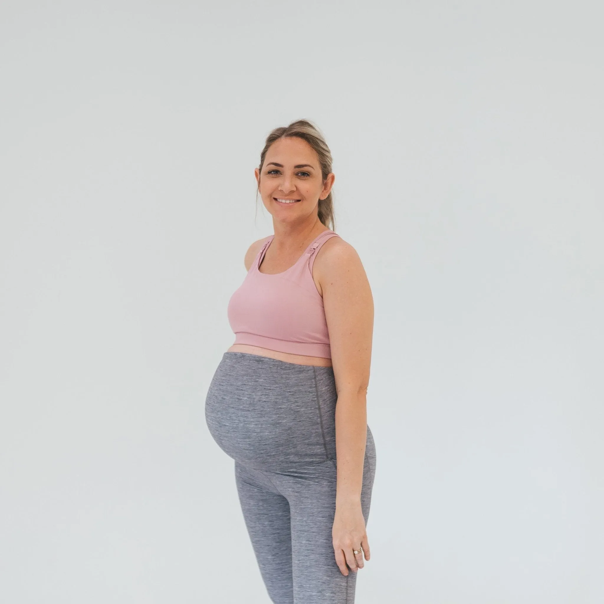 Go With The Flow Nursing Sports Bra - Blush