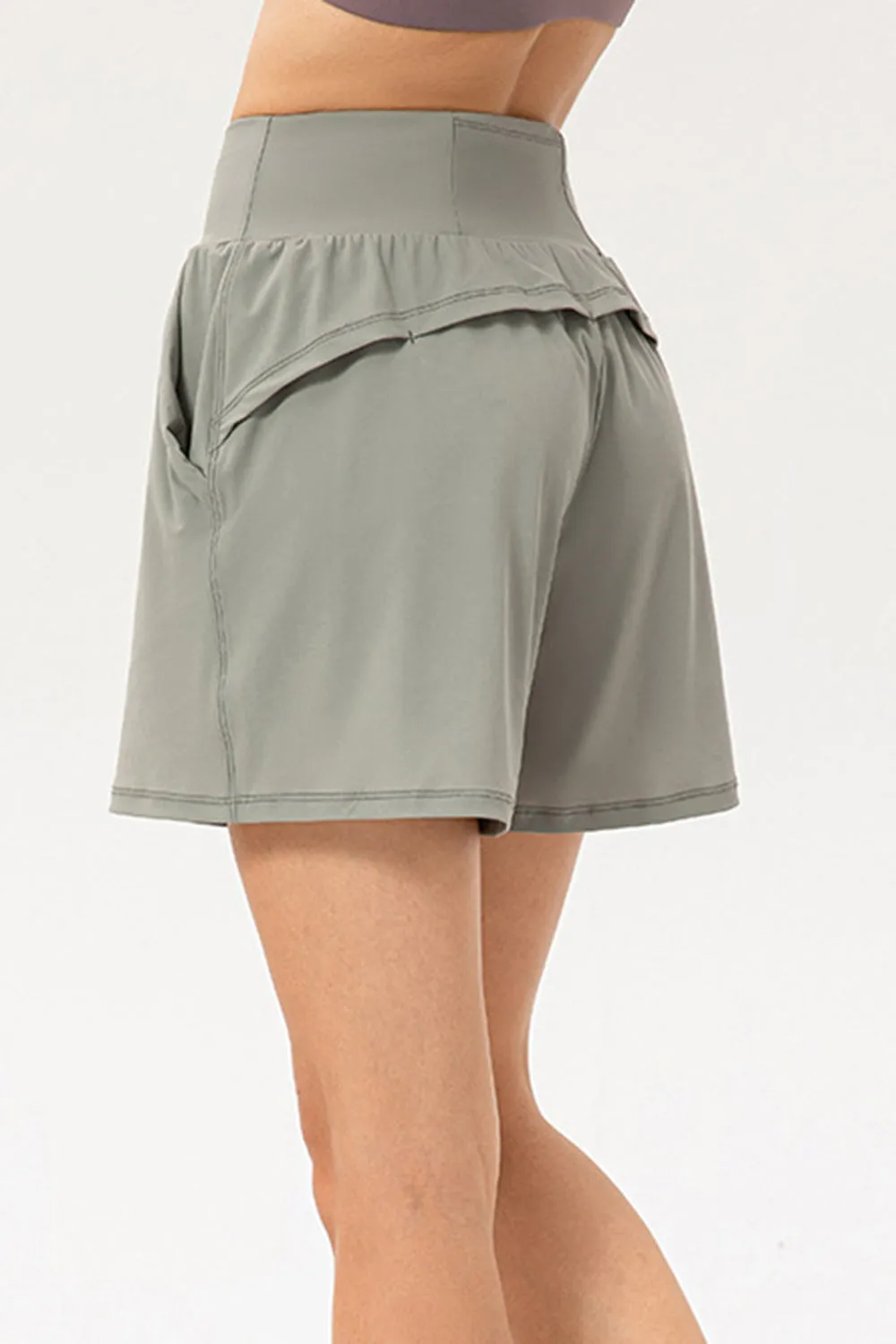 High Waist Active Shorts