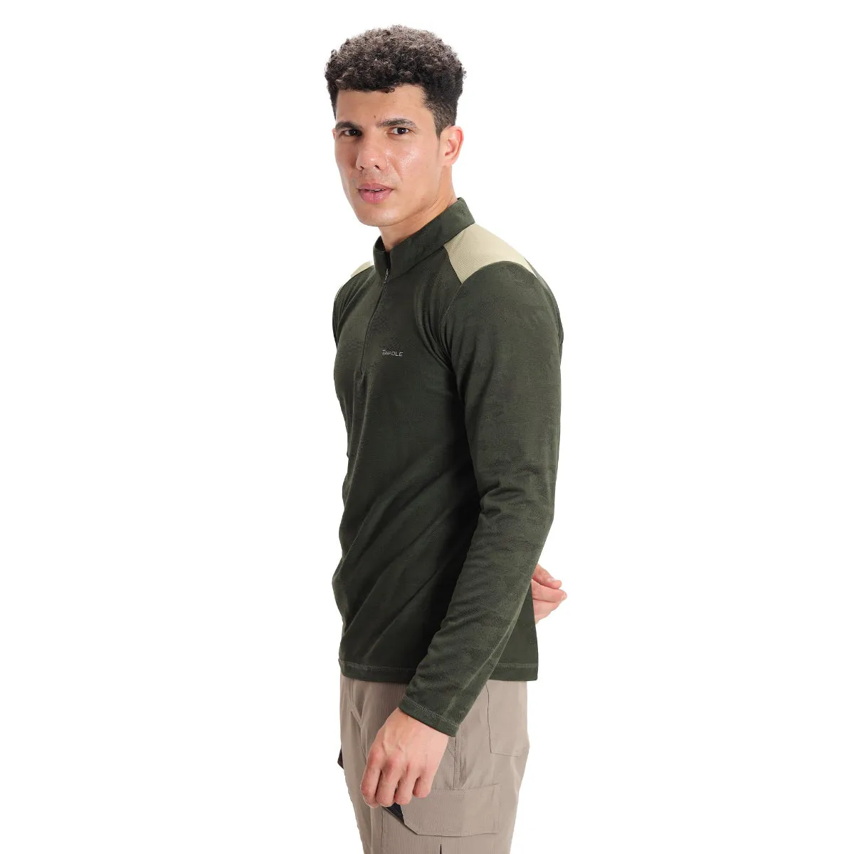 Hiking and Trekking T-Shirt | Jersey - Full Sleeves - Green
