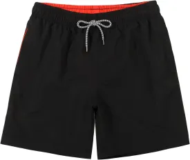 JOYSON Mens Swim Trunks Quick Dry Swim Shorts with Mesh Lining Solid Color Swimwear Bathing Suits
