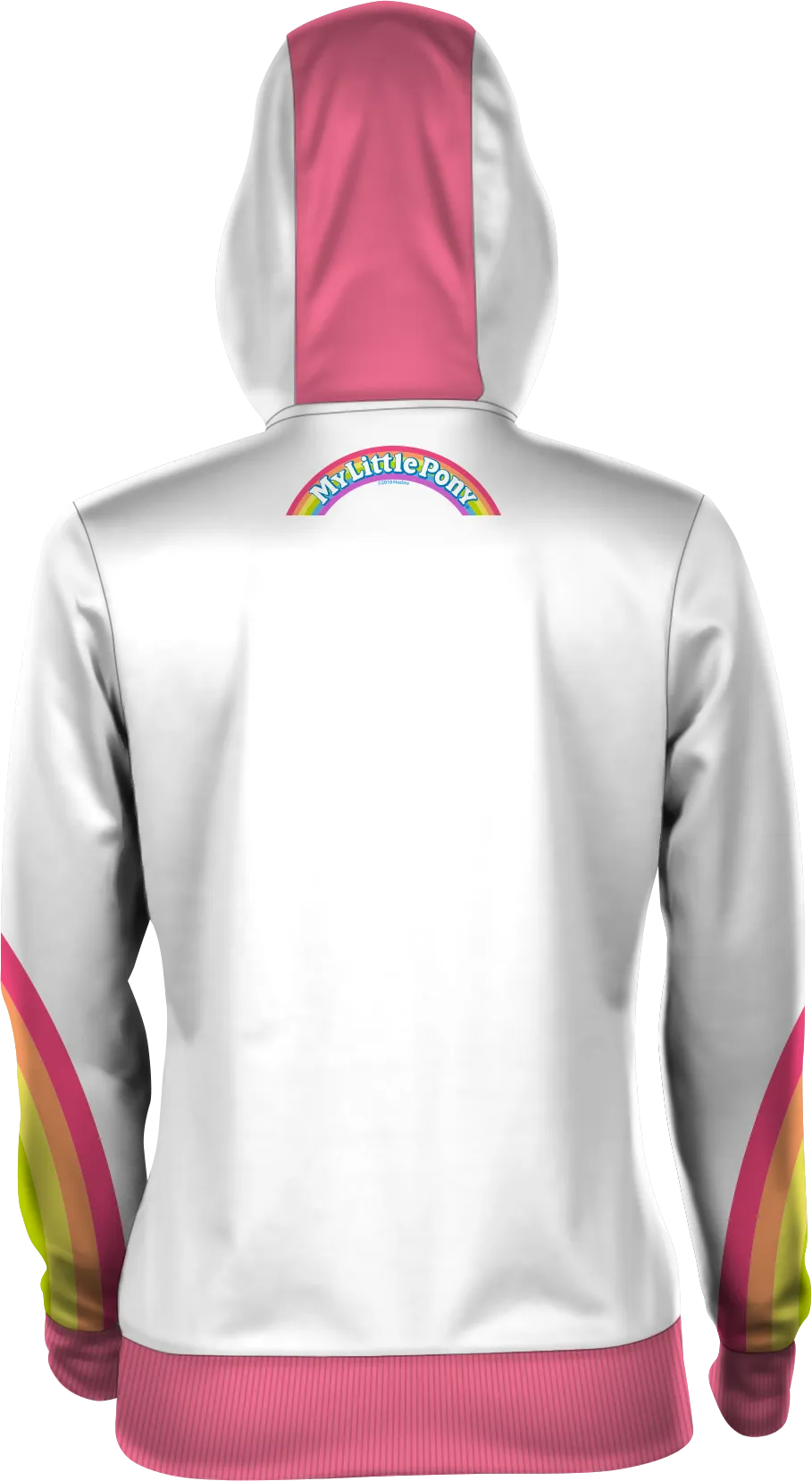 Ladies Classic Rainbow My Little Pony Zip-Up Hoodie