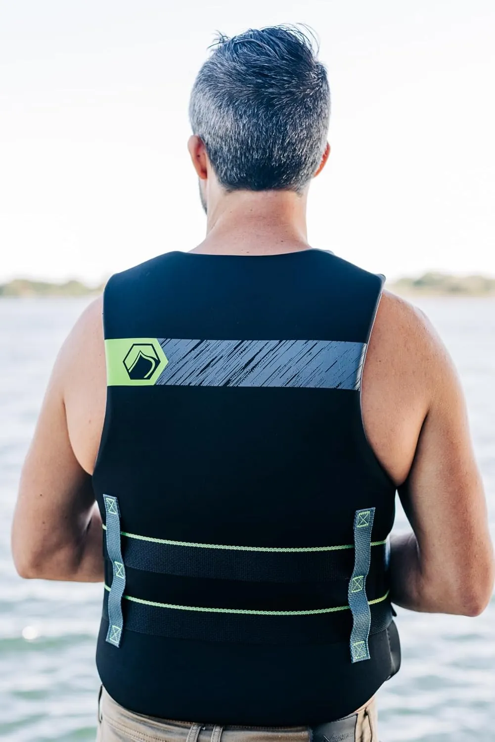 Liquid Force 2025 Classic Hinge (Black/Green) CGA Life Jacket