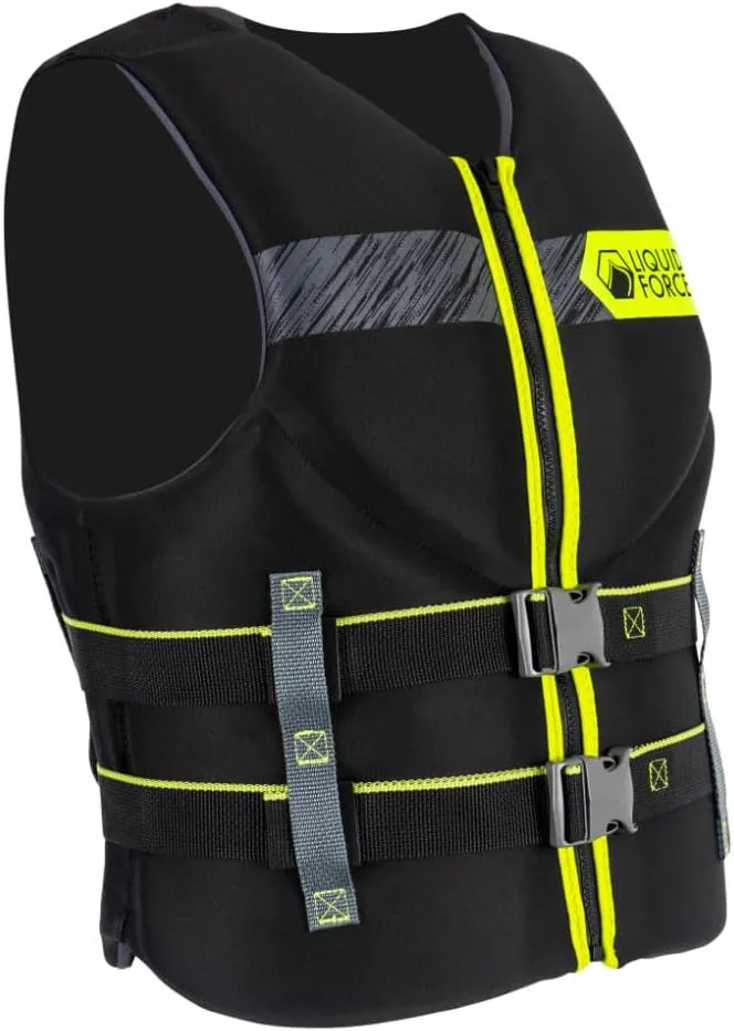 Liquid Force 2025 Classic Hinge (Black/Green) CGA Life Jacket