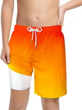 LUCOWEE Boys Swim Trunks Soft Boxers Lined no Chafe Swimsuit Bathing Shorts Sandless Quick Dry UPF 50  Functional Drawstring