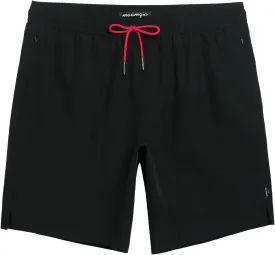 maamgic Mens Swim Trunks 9 Inch with Mesh Lining Bathing Suit Stretch Board Shorts with Zip Pockets for Swimming Shark