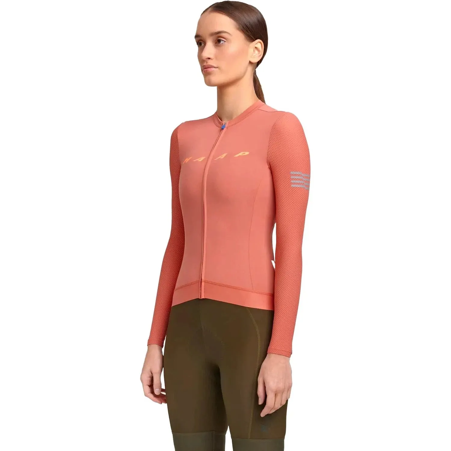 MAAP Evade Pro Base LS Women Jersey - Rose AW2022
