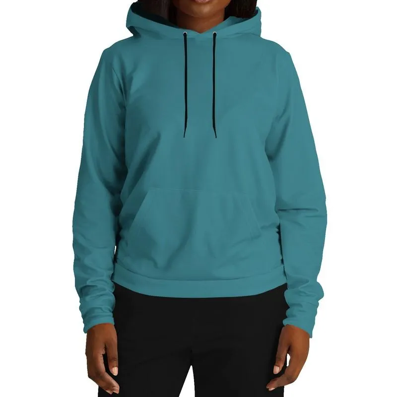 Medium Muted Cyan Hoodie | Unisex | with PLUS sizes | C60M0Y15K45