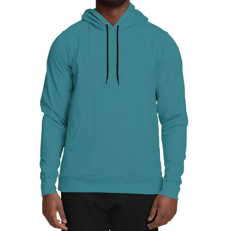 Medium Muted Cyan Hoodie | Unisex | with PLUS sizes | C60M0Y15K45