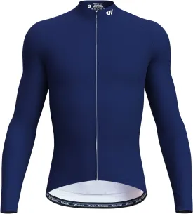 Men's Cycling Jerseys Long Sleeve Bike Biking Shirts Full Zip with Pockets Road Bicycle Clothing