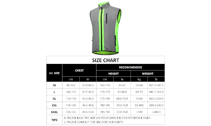 Men's Cycling Reflective Vest