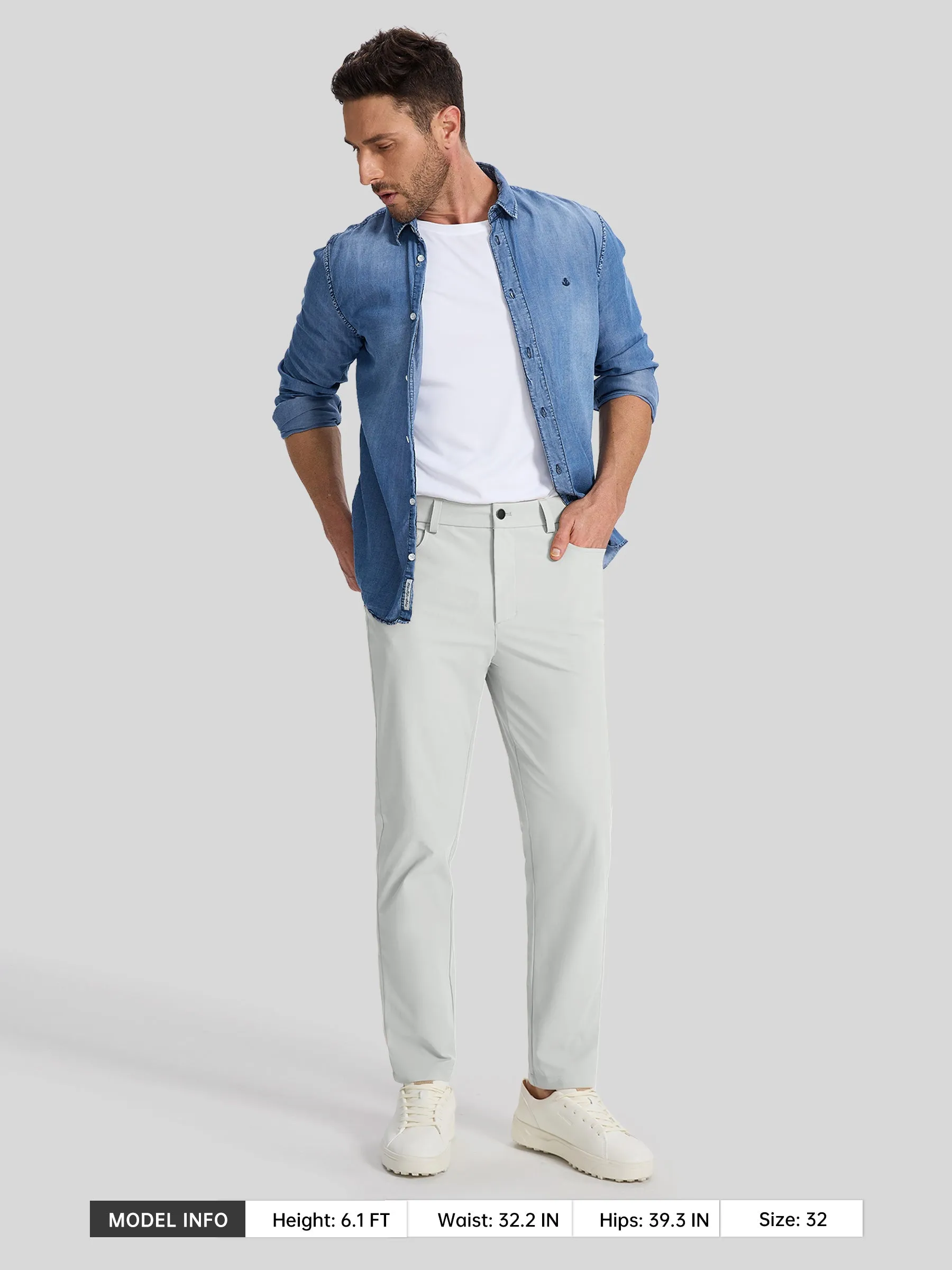 Men's Performance Fit Dress Pants 30 Inch