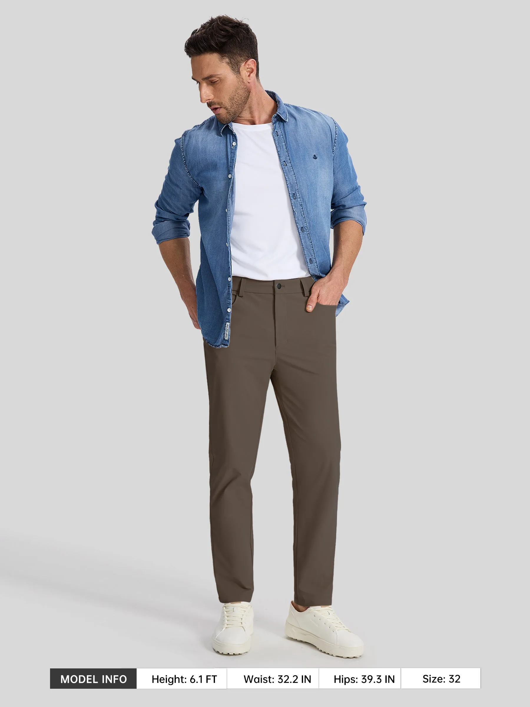 Men's Performance Fit Dress Pants 30 Inch