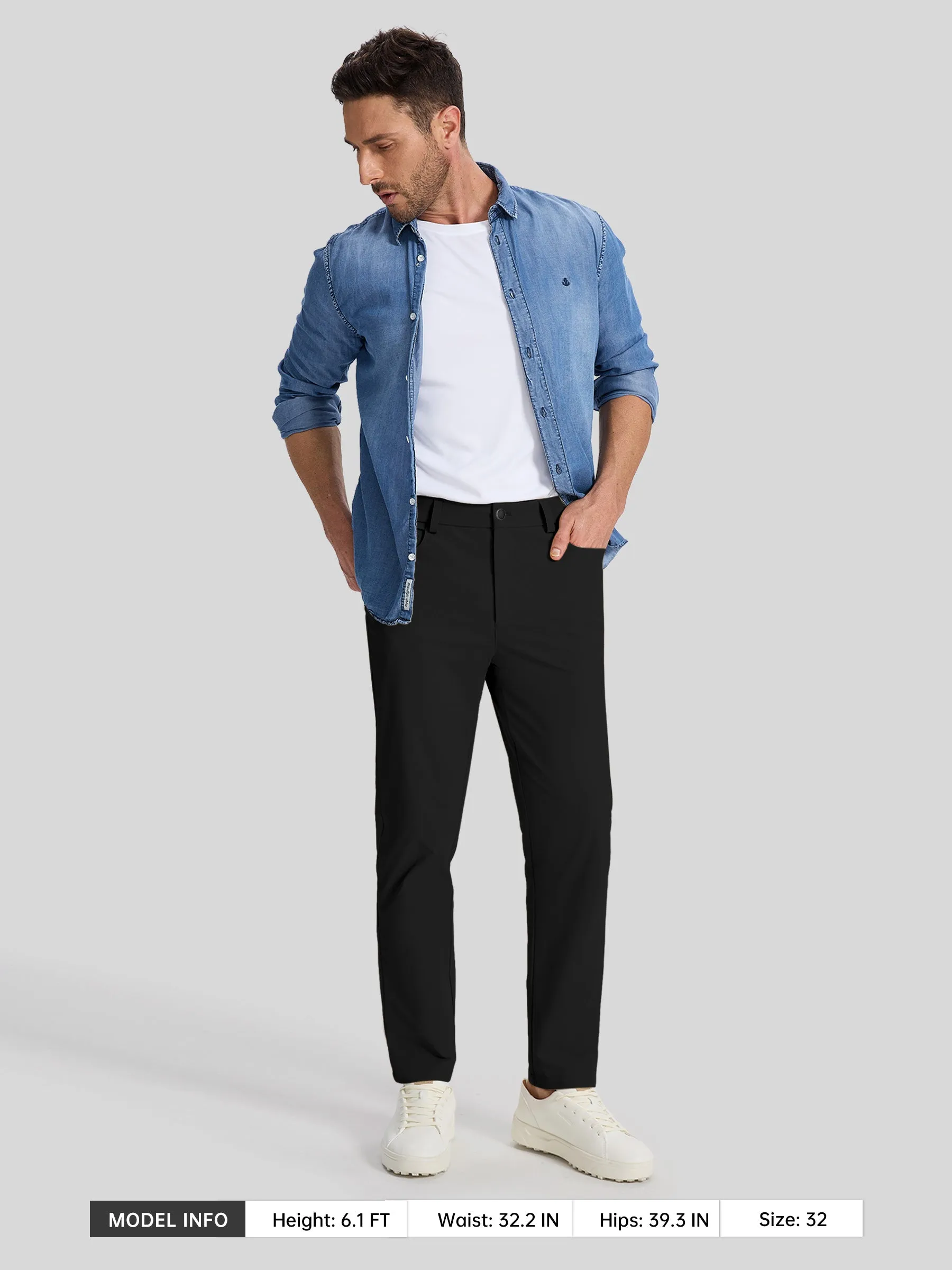 Men's Performance Fit Dress Pants 30 Inch