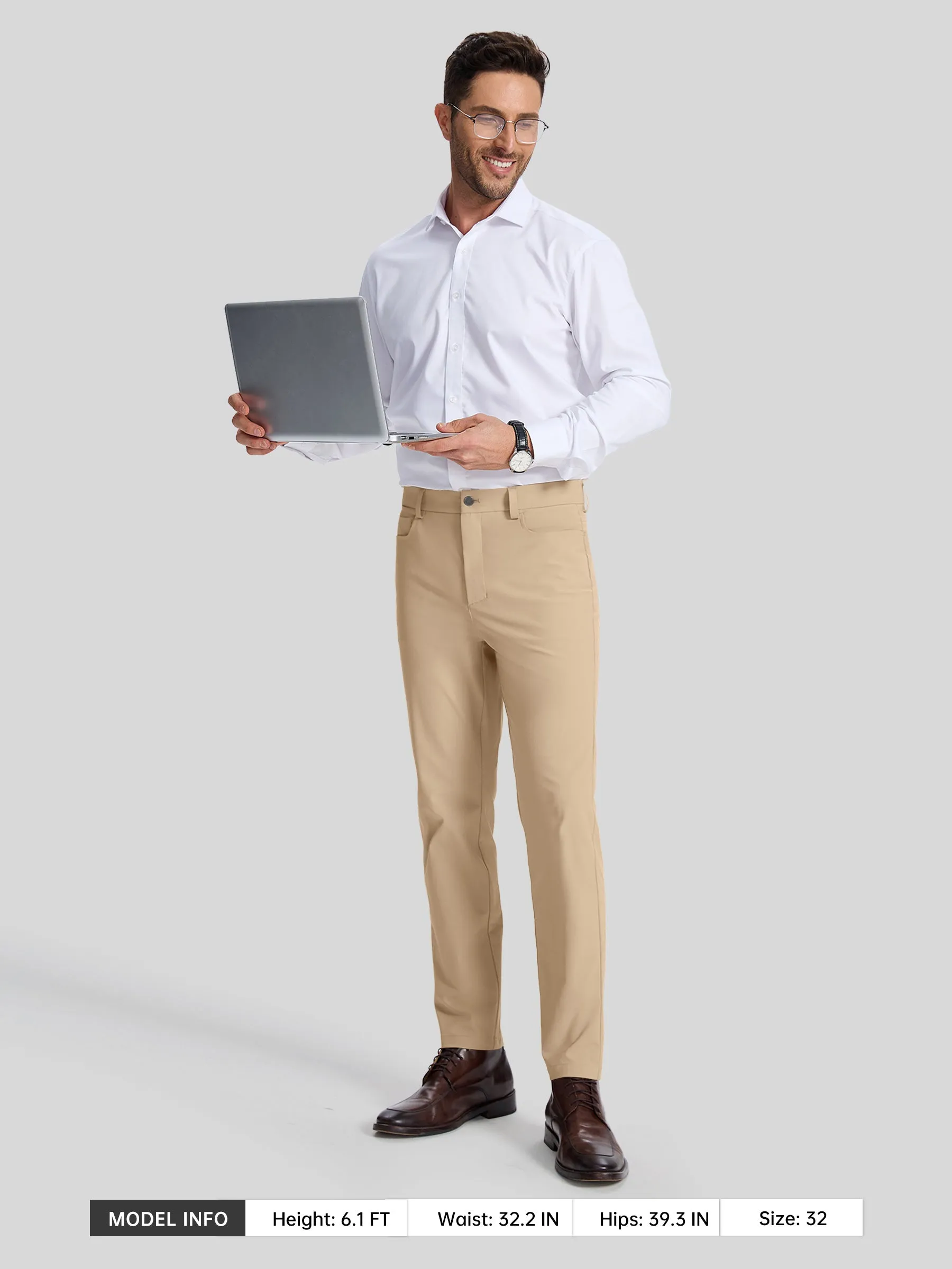 Men's Performance Fit Dress Pants 30 Inch