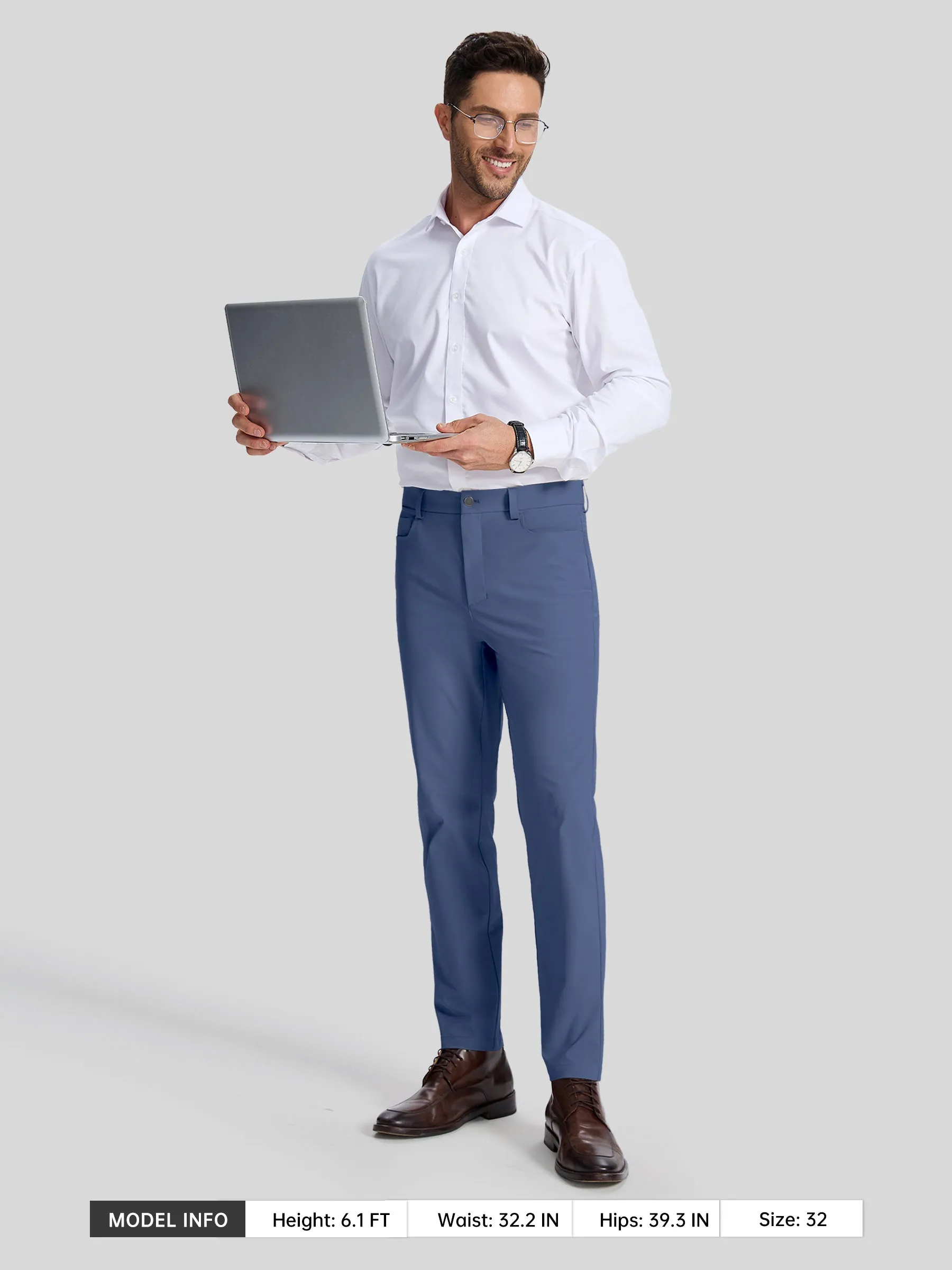 Men's Performance Fit Dress Pants 30 Inch