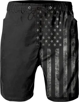 Mens Swim Trunks Quick Dry Board Shorts with Mesh Lining, Breathable Surf Beach Shorts Swimwear Bathing Suits