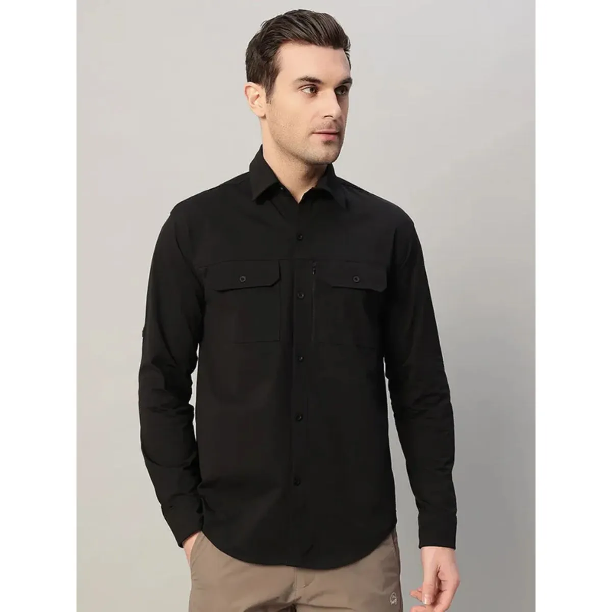 Men's TechFlex Cargo Shirt - Black
