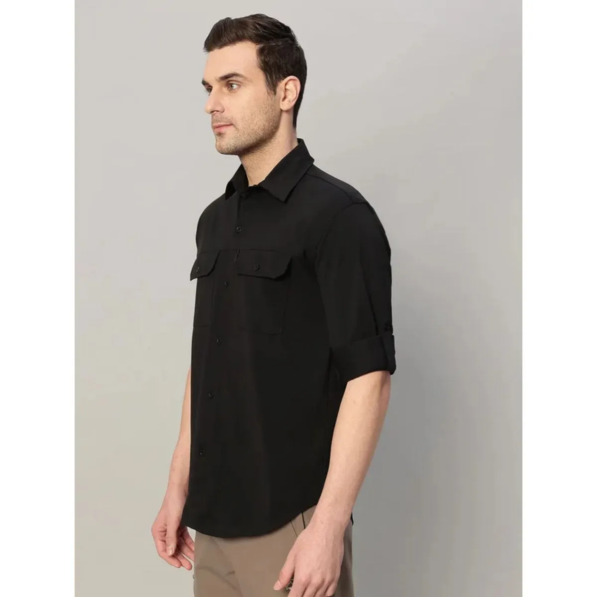 Men's TechFlex Cargo Shirt - Black