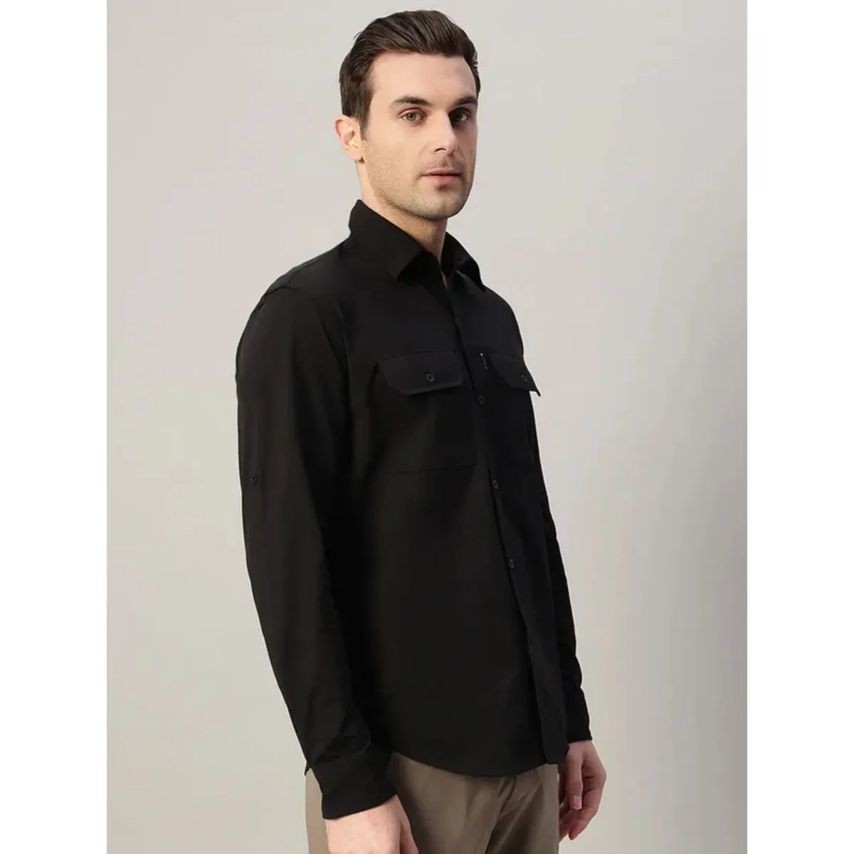 Men's TechFlex Cargo Shirt - Black
