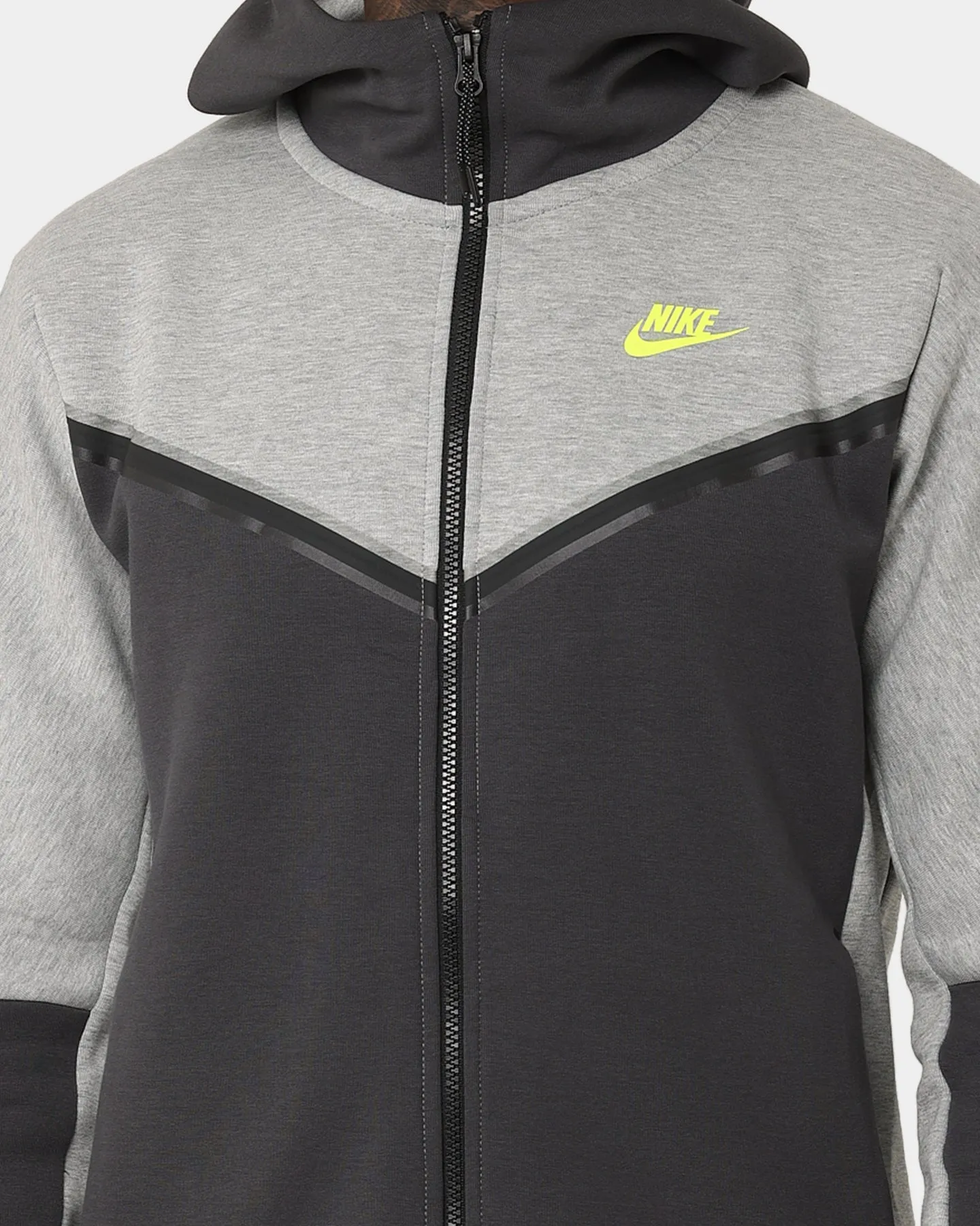 Nike Sportswear Tech Fleece Full Zip Hoodie Dark Grey Heather