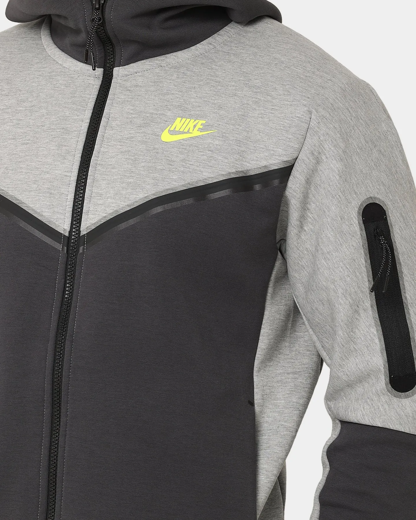 Nike Sportswear Tech Fleece Full Zip Hoodie Dark Grey Heather