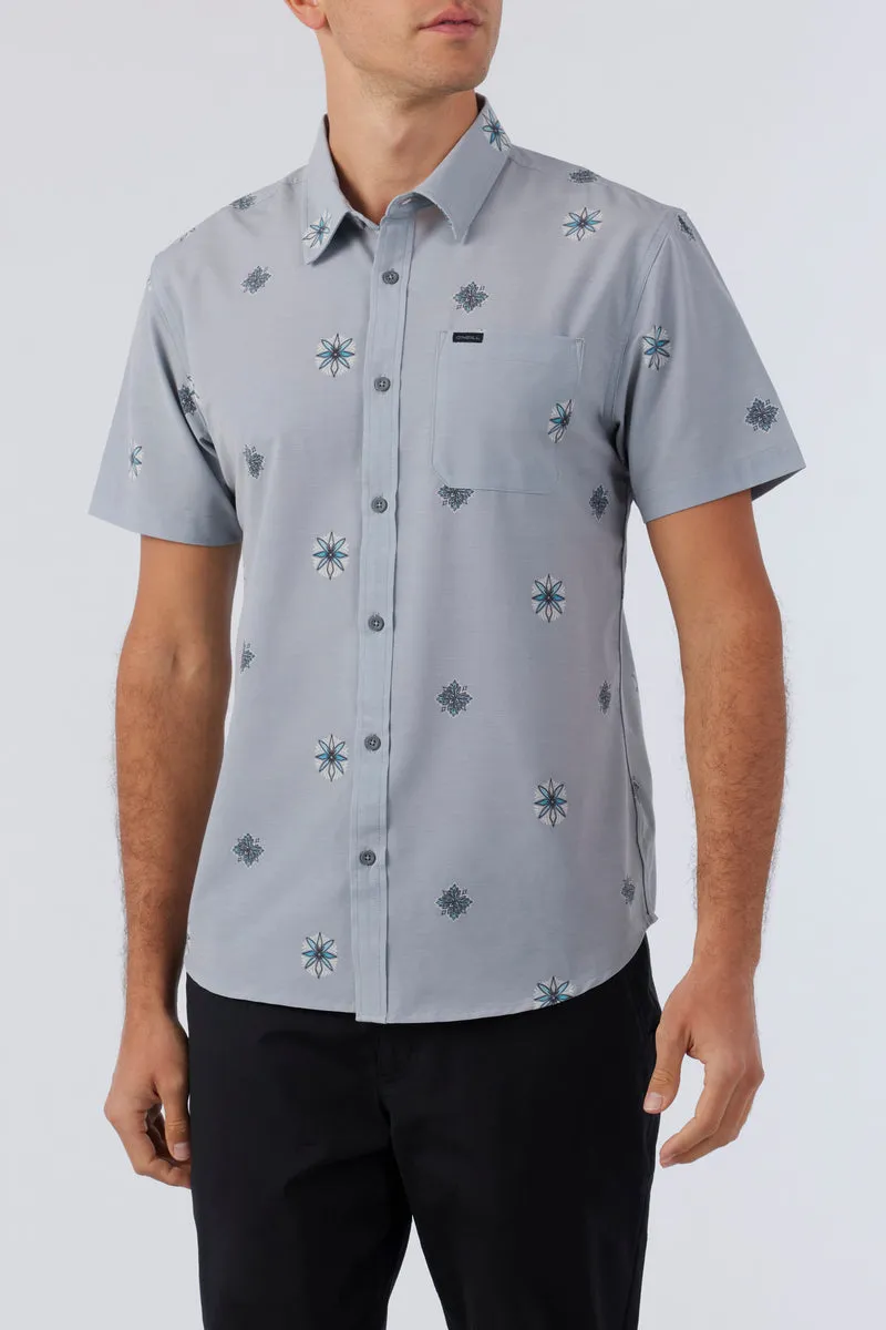 O'Neill Trvlr UPF Traverse Standard S/S Shirt-Light Grey