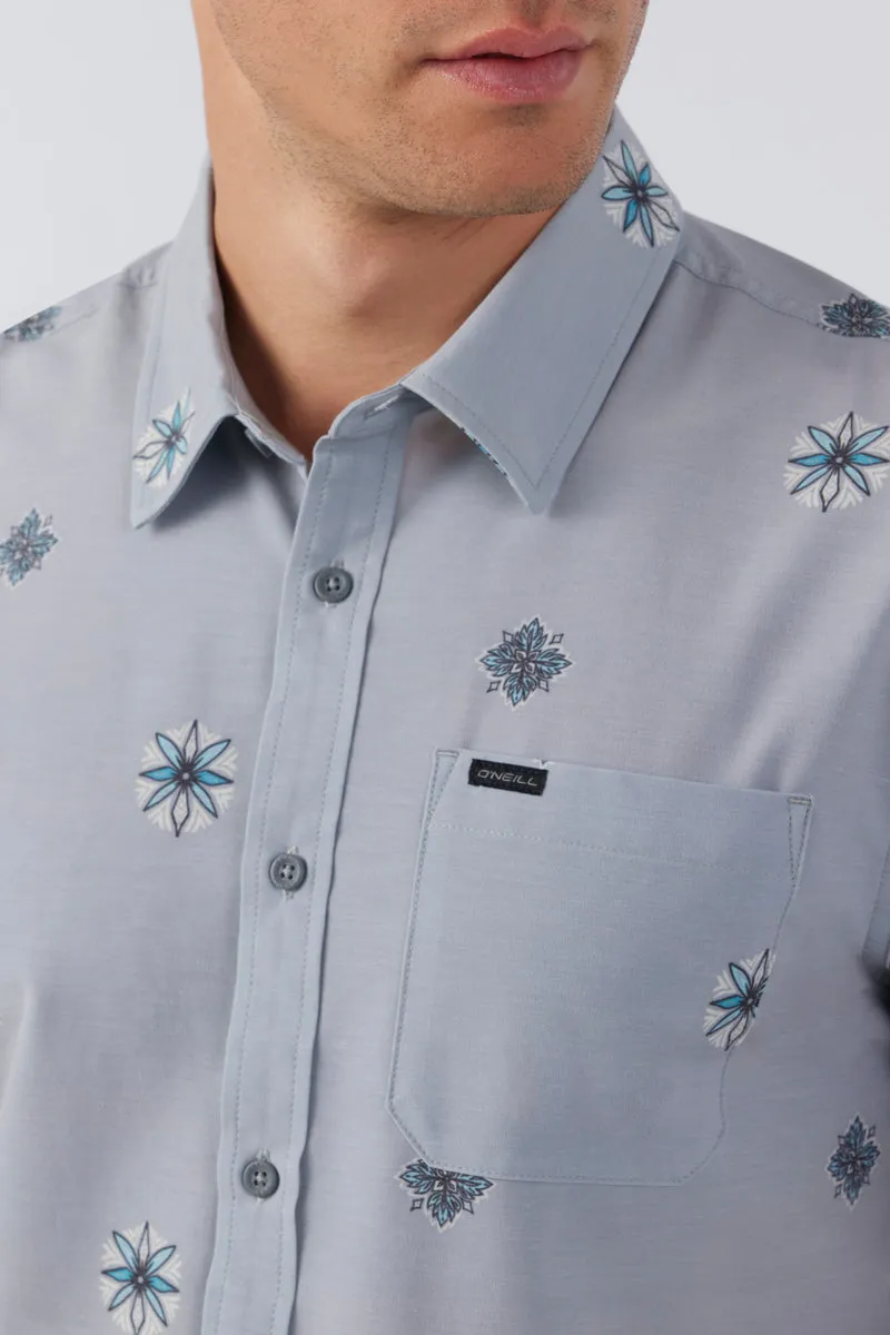 O'Neill Trvlr UPF Traverse Standard S/S Shirt-Light Grey
