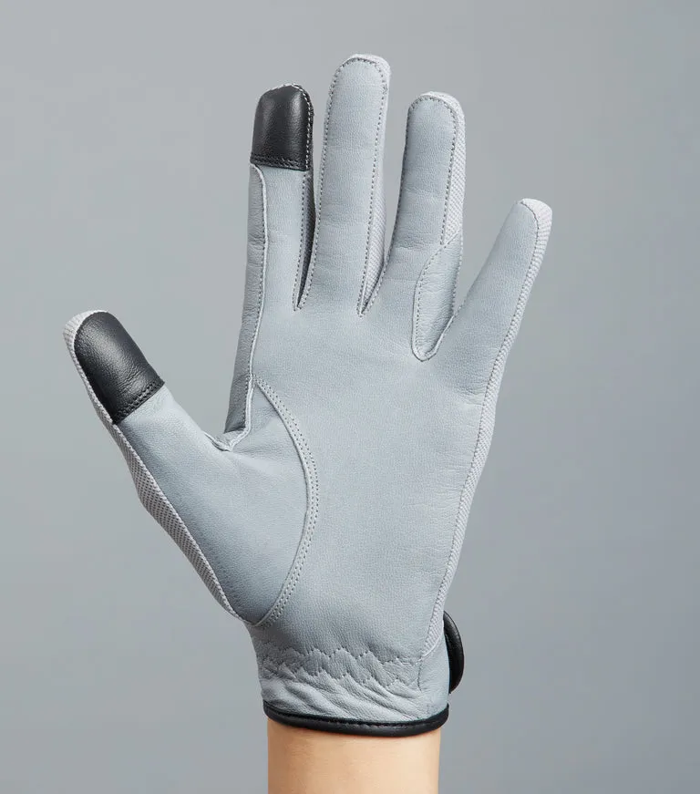 Premier Equine Bordoni Leather Mesh Riding Gloves