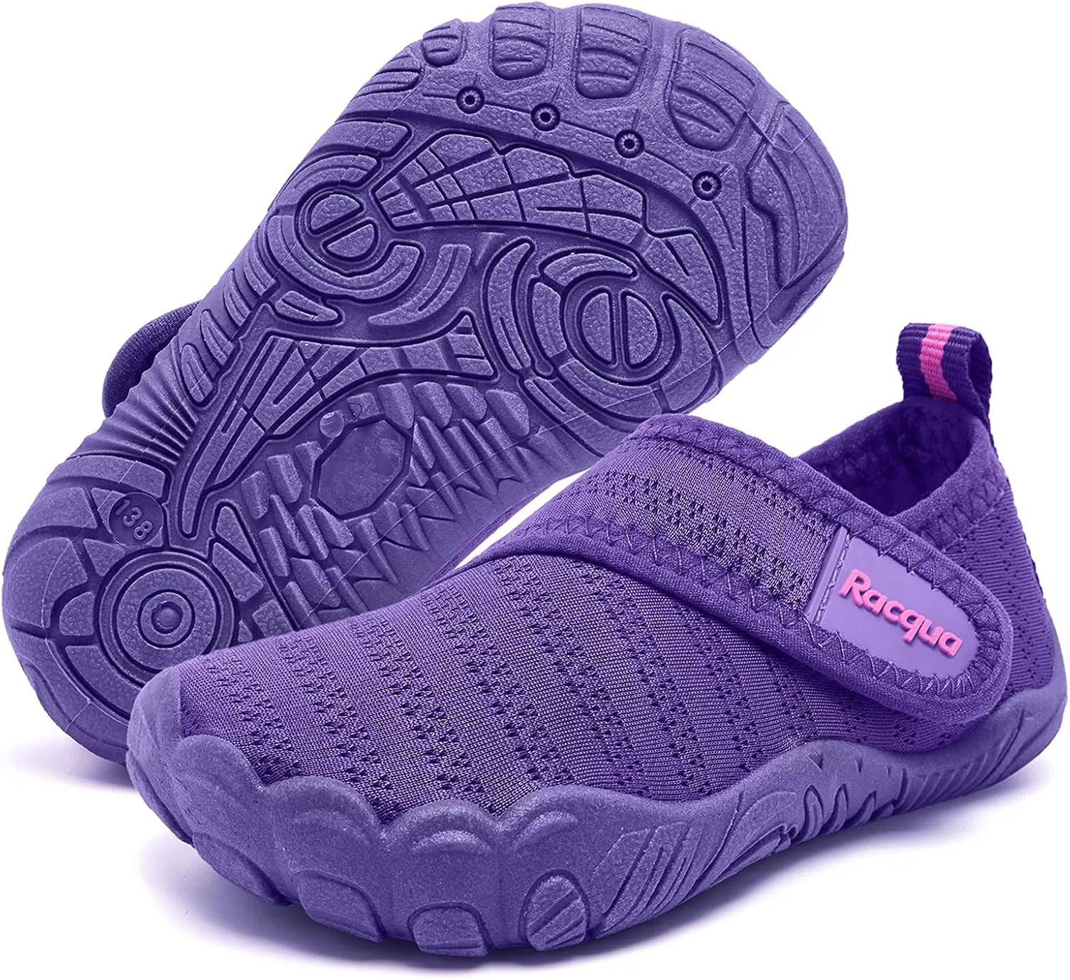 Racqua Toddler Boys Girls Baby Water Shoes Quick-Dry Lightweight Outdoor Sports Swim Shoes(Baby/Toddler)