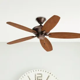 Renew 52 Inch Oil Brushed Bronze Simple Ceiling Fan with Pull Chain