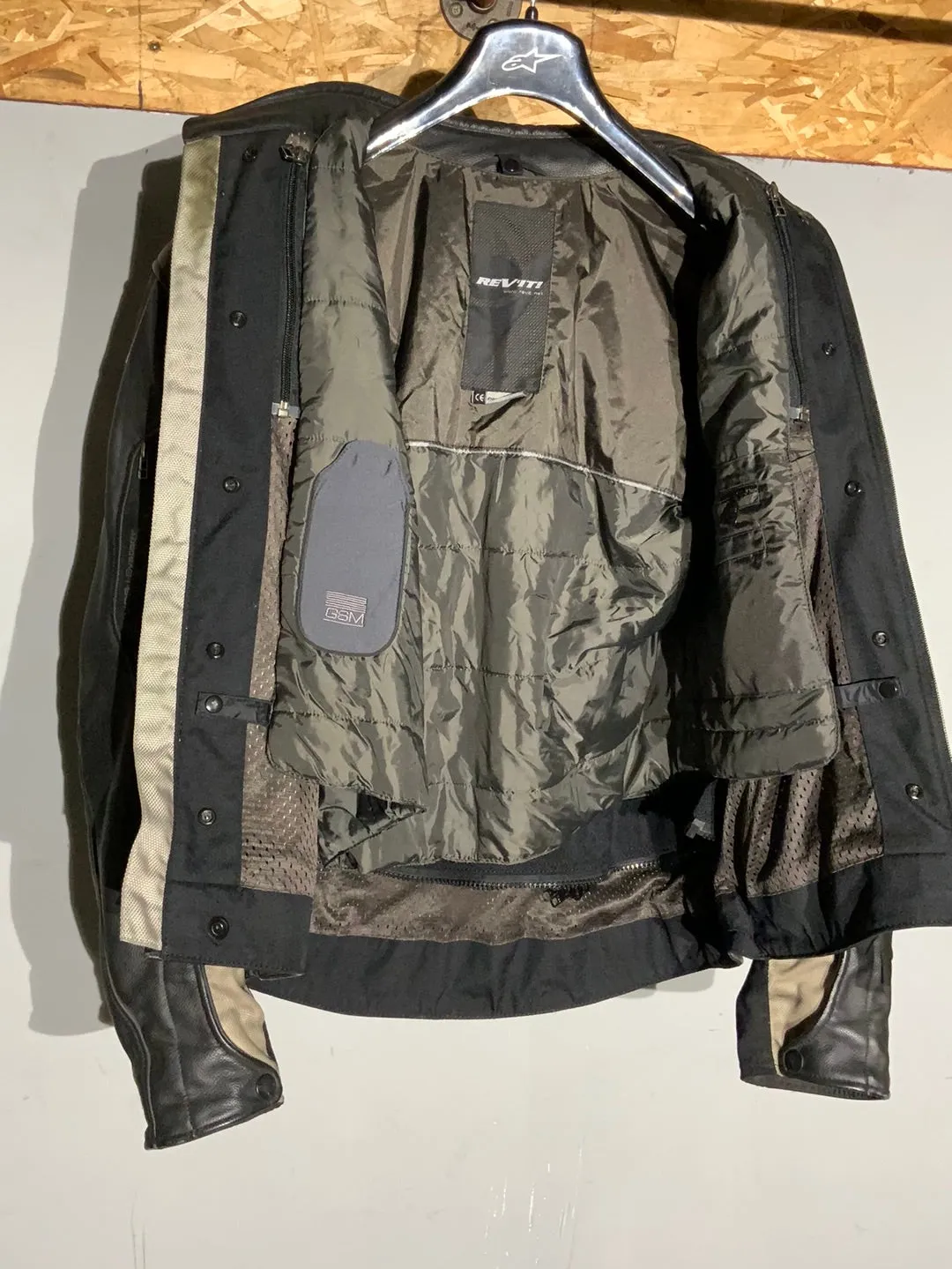 Rev’it Leather & Mesh jacket w/liner